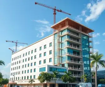 obras do Hospital Estadual em Itapetininga